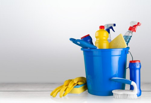 Commercial hard floor maintenance in Wimbledon office space