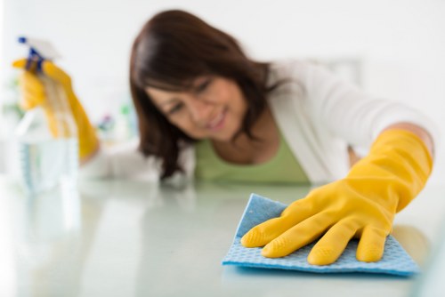 Local Wimbledon cleaners handling a deep clean in a residential property