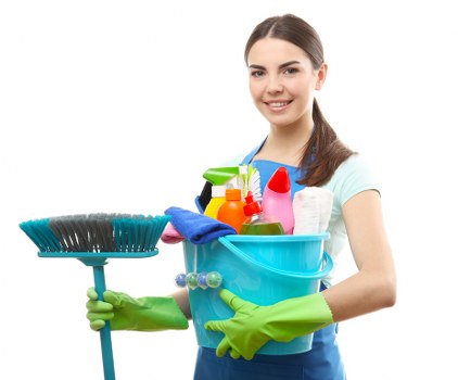 Local Wimbledon cleaning team working in a family home