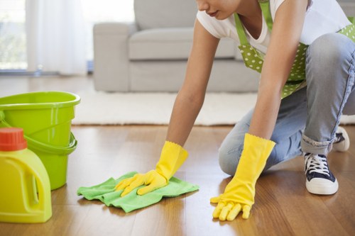 Kitchen and bathroom one-off cleaning in a Wimbledon home