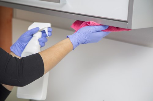 Deep carpet cleaning in a Wimbledon retail or workspace setting
